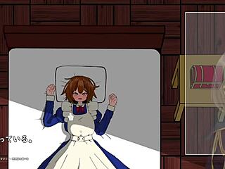 Animovaná crossdressing hra: Alice a prsou kletby se svléknou