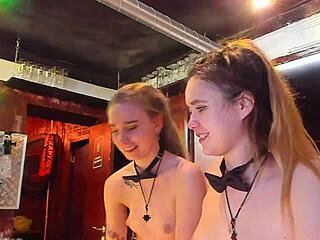 HD video skupiny ruských lesbiček, které si užívají navzájem svá těla