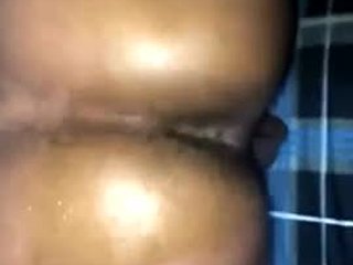 Amateur black guy gets his ass pounded at the party