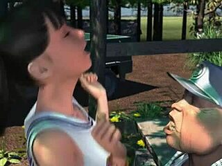 3D animirana punca do konca raztegne svojo muco