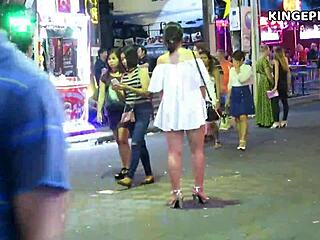 Prostitutas asiáticas amateur en la vida nocturna de Bangkok - Parte 3