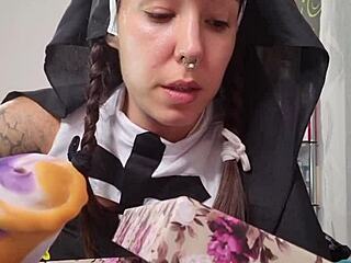 Buttplug, Assfucking, Anal, Nun, Roleplay, Cosplay, Monster