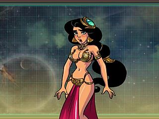 Princezna Jasmine z Akaburs dostává dojatí a tetování v části sedmé kanálu 34