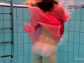 Nude Russian pornstar Bultihalo explores her underwater desires