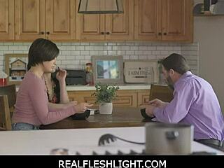 Fantasy of Freeuse: Lesbian Stepdaughter and Stepmom's Fantasy in Realfleshlight Video