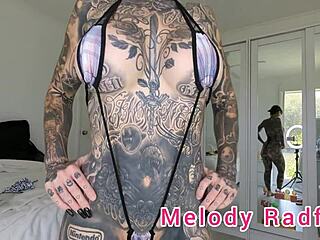 Amateur bikini try-on with big ass and big tits pornstar melody radford