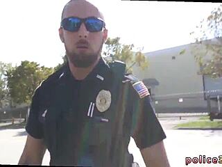 Amateur gay cop gets naughty with theft of valor video