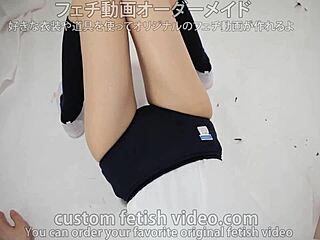 Mulheres asiáticas usando shorts esportivos com algemas elásticas