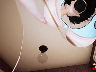 Brincadeira anal animada em 3D e sexo anal em um jogo de luxúria de silicone #8