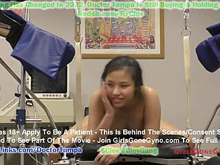 Doctor Tampa performs first speculum exam on bratty Asian girl Raya Nguyen in Florida hospital