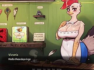 Le jeu hentai donne vie au fantasme princesse d'éjaculation publique