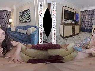 Rencontre séduisante en réalité virtuelle d'Ivy Lebelles dans Naughty America