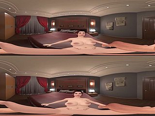 Tiffany หัวสมัครเล่นได้รับการเจาะในห้องนอนของโรงแรม - เกม SinVR